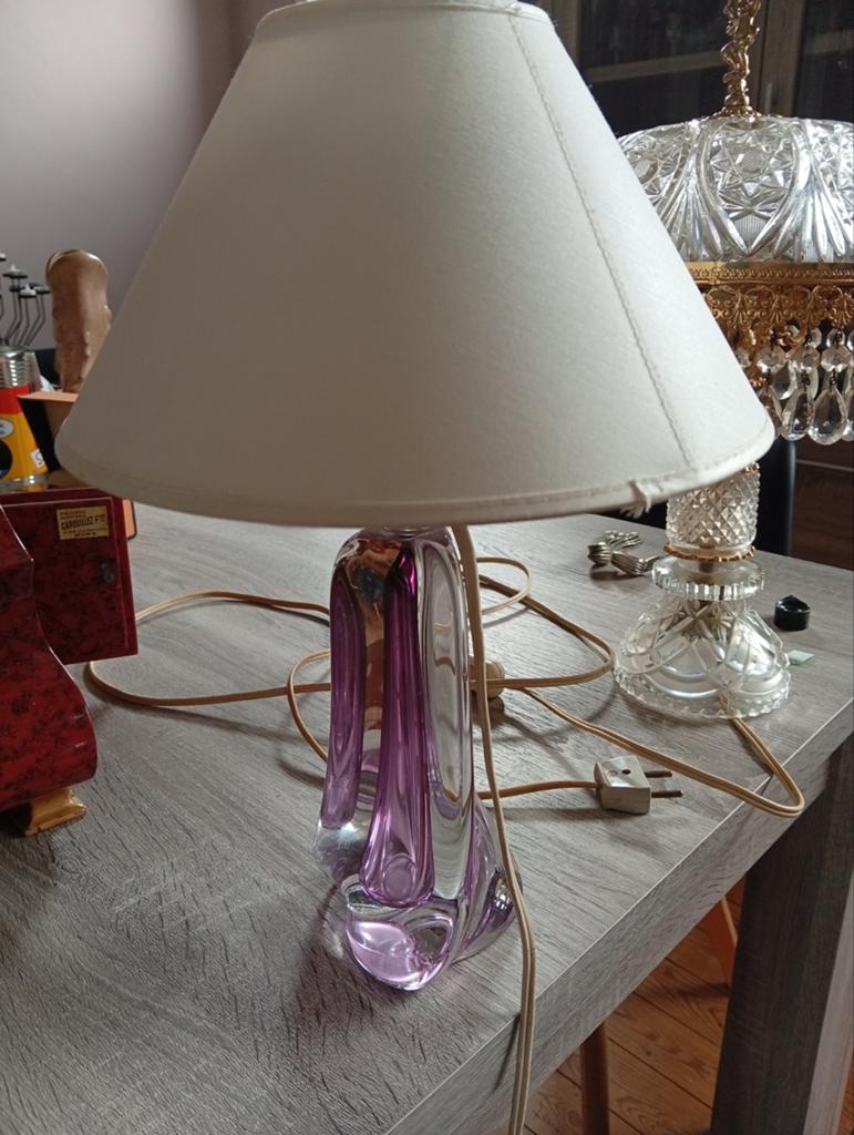 Pied de lampe Val Saint Lambert, Ophalen