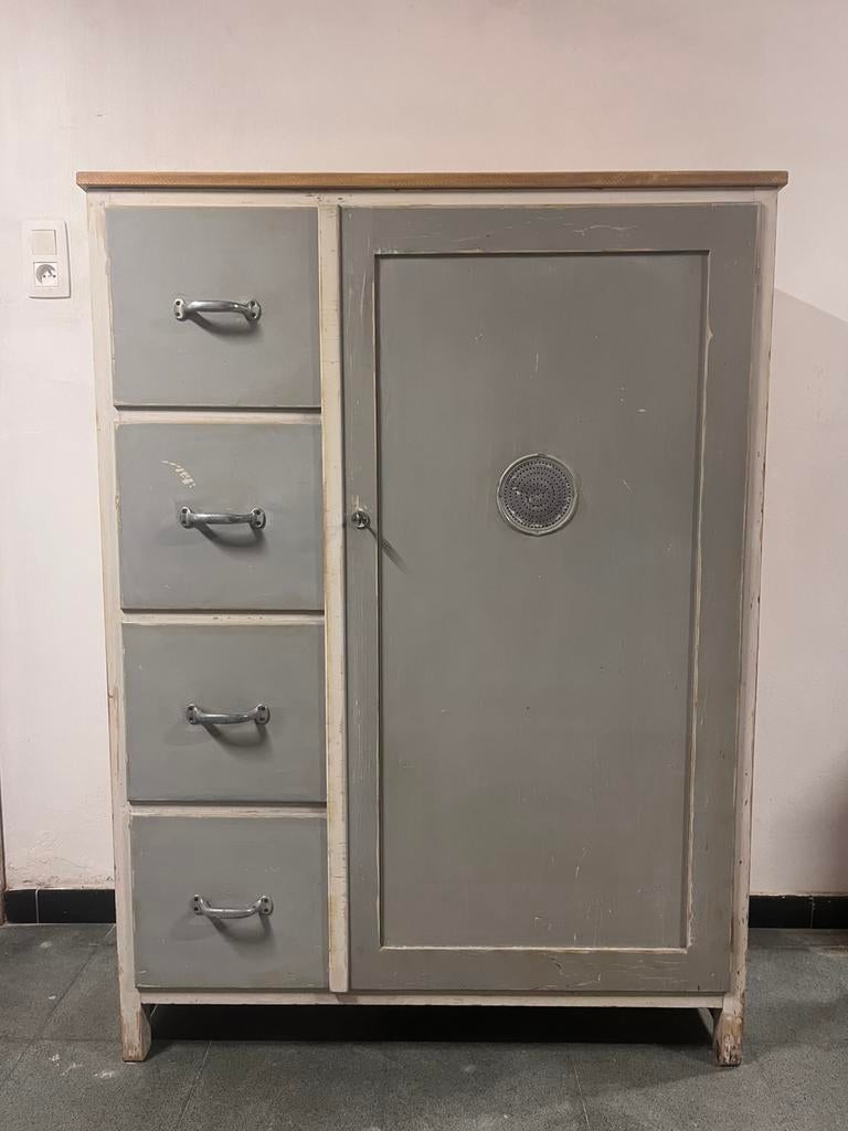 Antieke grenen spekkast, Antiek en Kunst, Ophalen