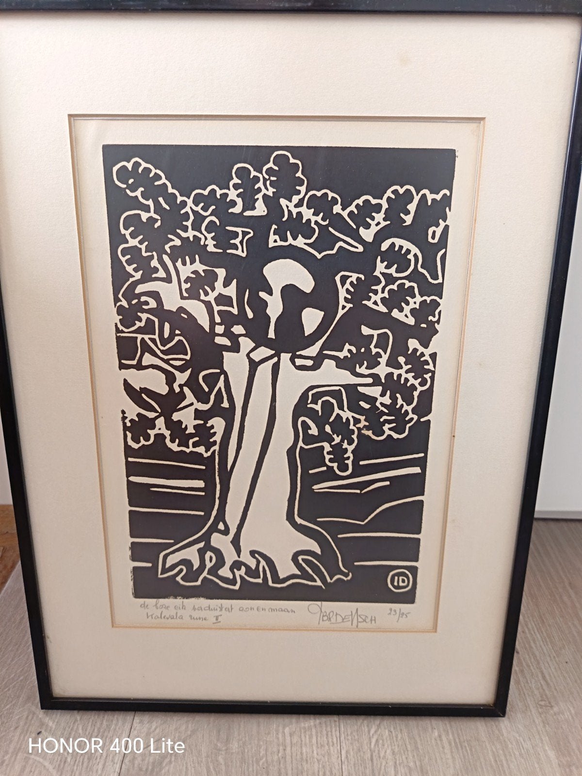 Paire de Lynogravure Belge Flamand signé, Encadré, Enlèvement