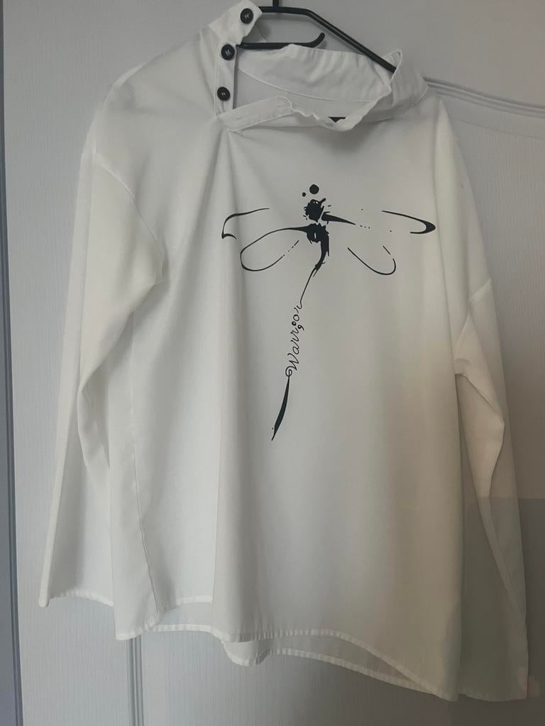 Chemisier blanc, Enlèvement ou Envoi, Comme neuf, Blanc
