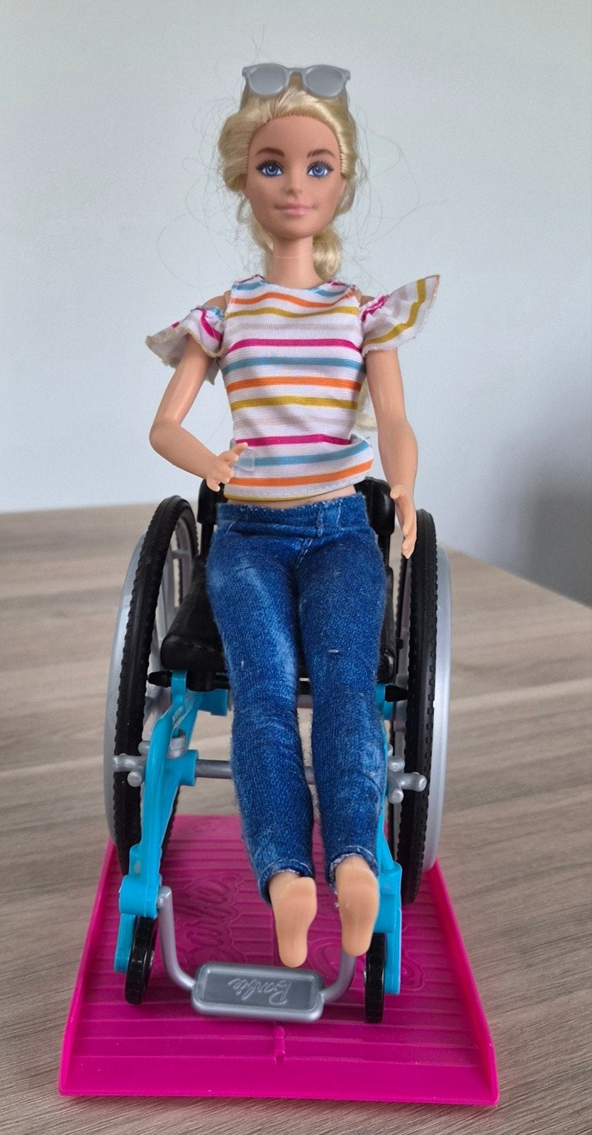Barbie Chaise Roulante - Rolstoel, Enlèvement, Comme neuf, Barbie