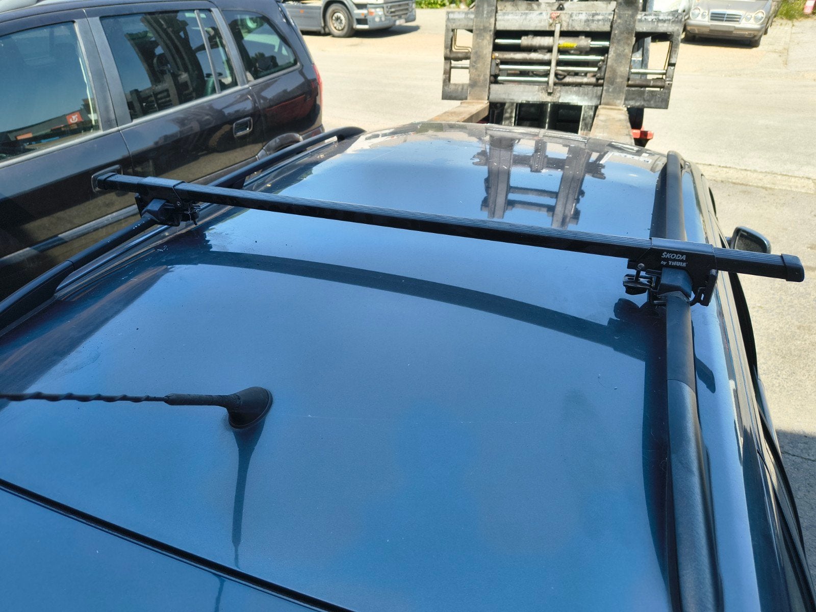 Skoda Fabia Thule dakdragers, Gebruikt, ., Ophalen of Verzenden, Thule