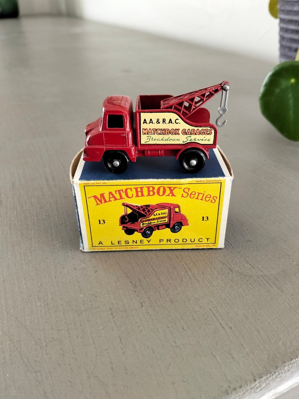 matchbox D-BOX nr13 FORD Thames wrecker Lesney, Ophalen of Verzenden
