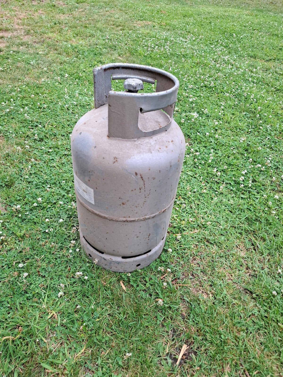 Gasfles leeg diam.30 x 54cm hoog, Ophalen
