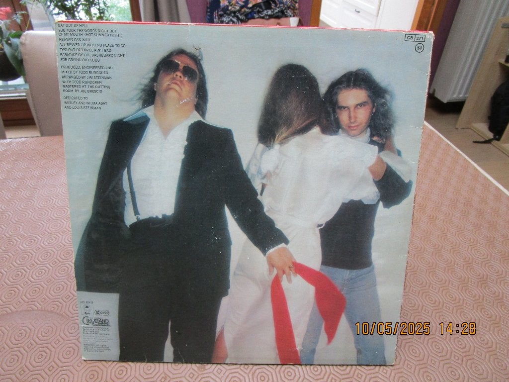 Meat Loaf - Bat out of Hell - LP, Cd's en Dvd's, Vinyl | Dance en House, Ophalen of Verzenden, Zo goed als nieuw, Hardcore, LP