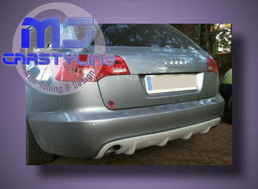 Audi A6 [C6] Avant - Achterbumper spoiler [RS6 Look], Ophalen of Verzenden