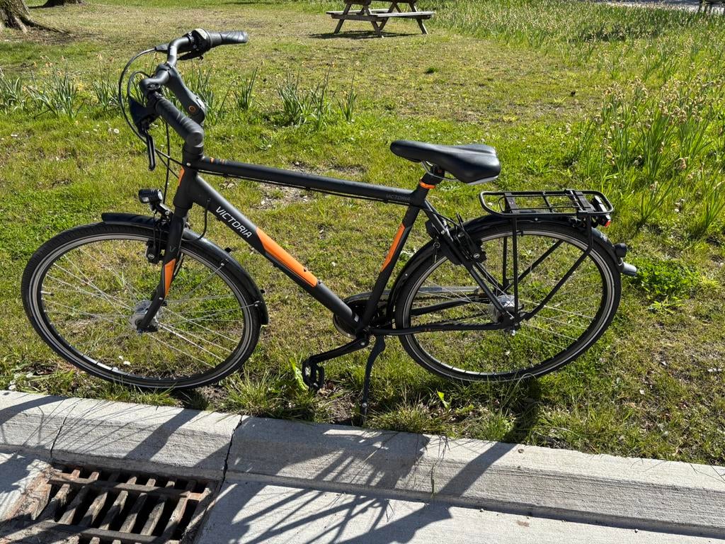 Fiets victoria 6 naafversnellingen, Fietsen en Brommers, Gebruikt, Velgrem, Versnellingen, 53 tot 57 cm