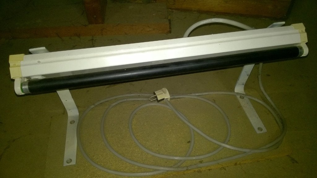 Ultravioletlamp, Ophalen