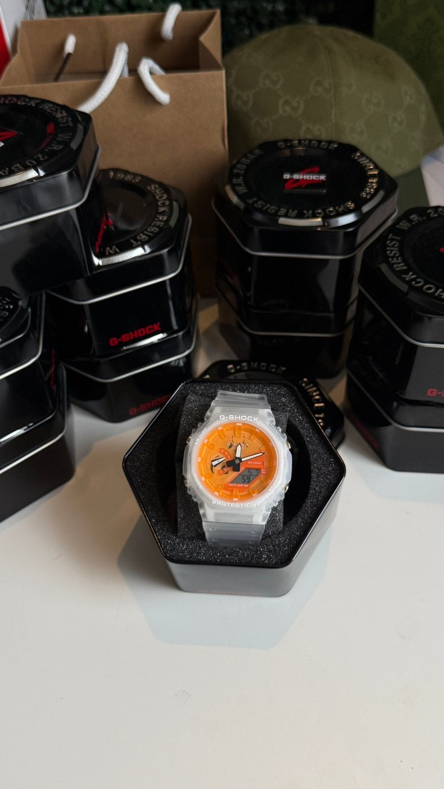 Montre G-SHOCK, Enlèvement ou Envoi