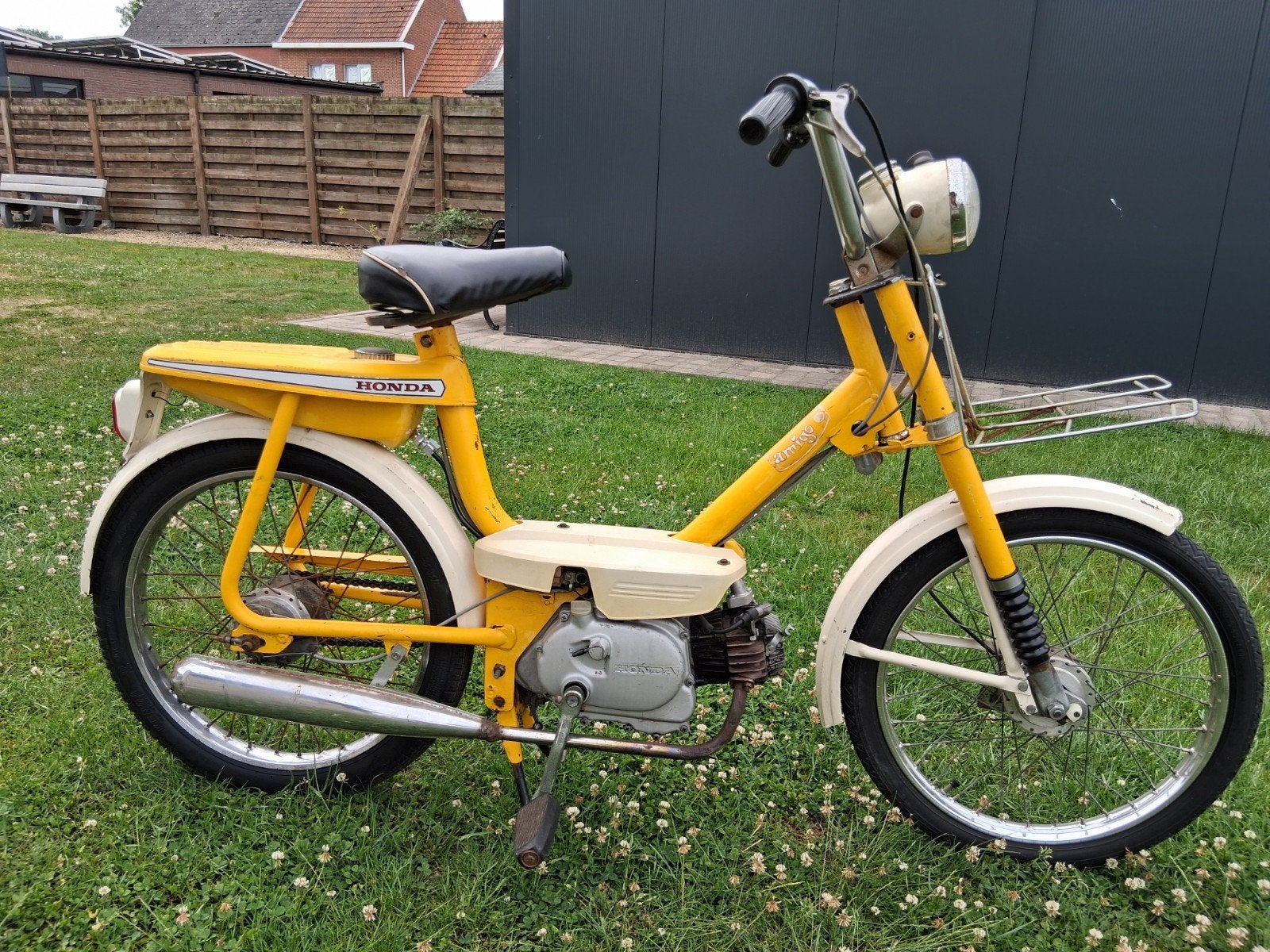 Honda amigo hardtail, Fietsen en Brommers, Brommers | Honda, Ophalen