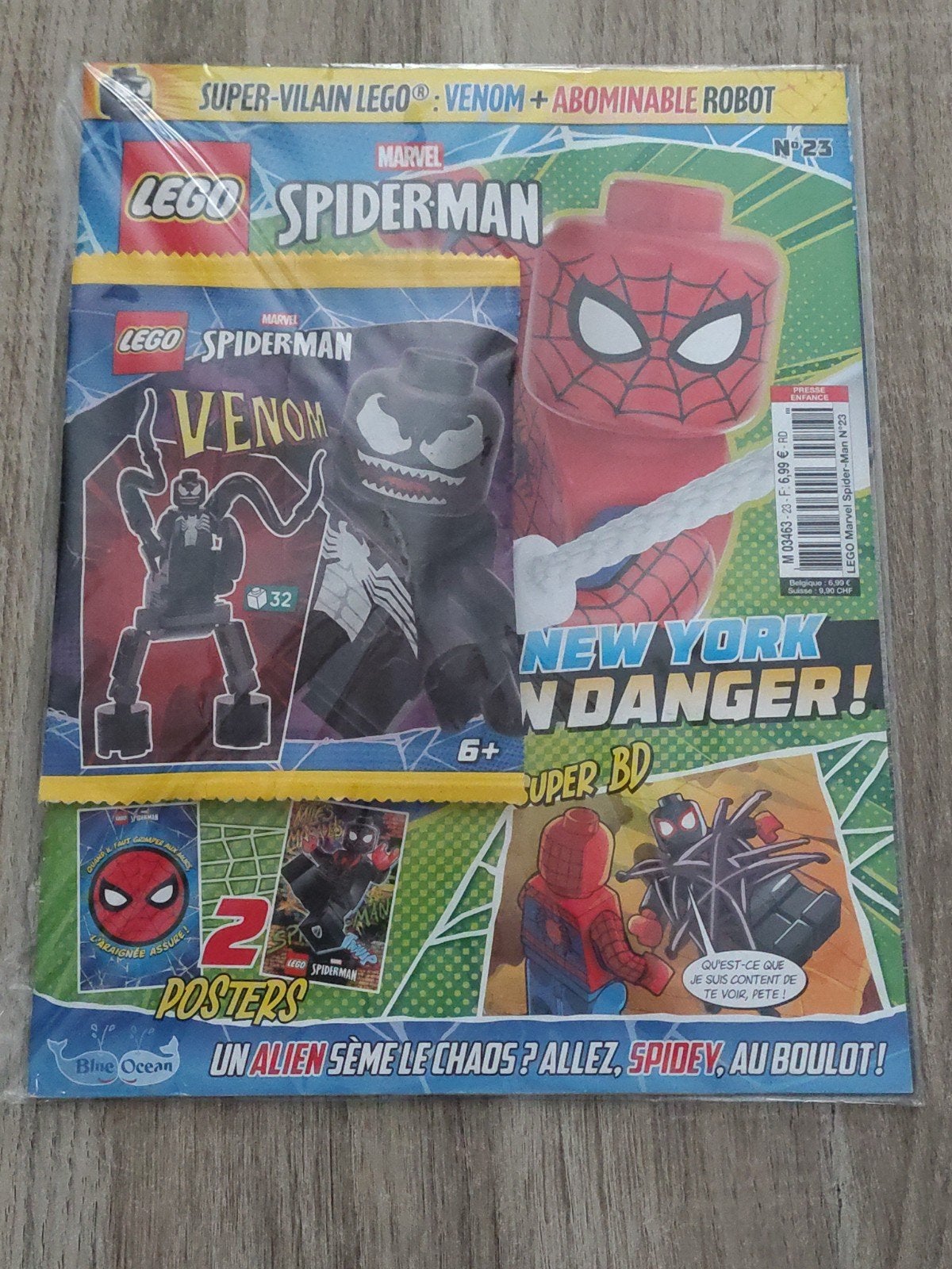 Lego magazine Spiderman figuur nr. 23, Inclusief minifiguren, Marvel, Lego, Nieuw