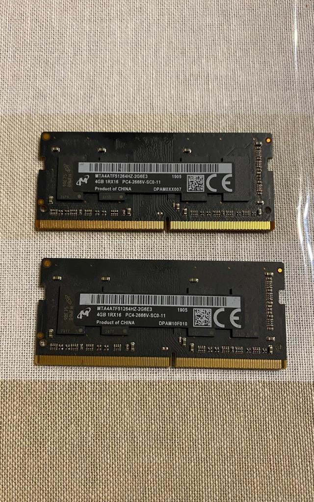 RAM geheugen voor iMac 2 x 8Gb (2666Mhz), Computers en Software, Ophalen, Zo goed als nieuw, DDR4, 8 GB