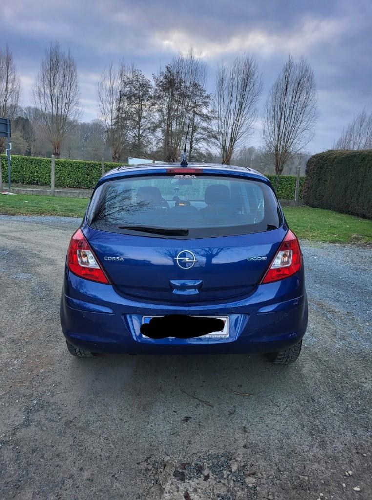 Opel Corsa 1.3 CDTI ecoFLEX – In goede staat & rijklaar, Auto's, Opel, Stof, Zwart, Blauw, 5 deurs