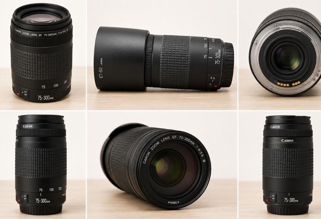 Canon EF 75-300mm f/4-5.6 III, Audio, Tv en Foto, Foto | Lenzen en Objectieven, Ophalen, Zo goed als nieuw, Telelens