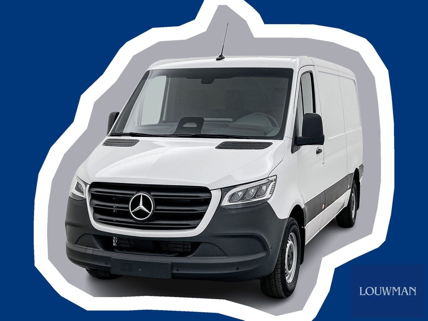 Mercedes-Benz Sprinter 319 CDI L2H1 Pro Stoelverwarming Trek, Auto's, Automaat, Wit, Mercedes-Benz, Bedrijf