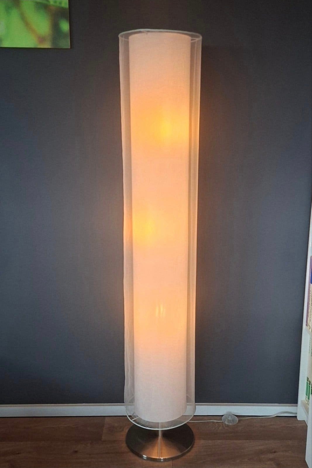 Lampadaire design avec 3 lampes à économie d'énergie, Maison & Meubles, Modern design, Utilisé, E14 (petit), 150 à 200 cm