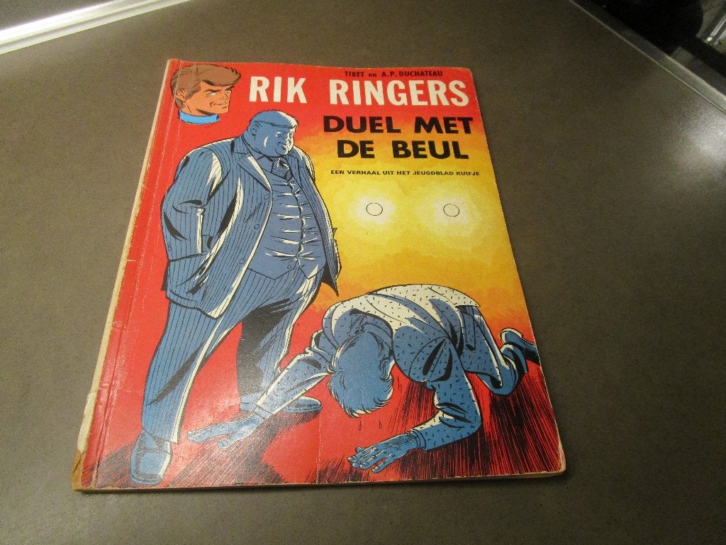 Rik Ringers - Duel met de beul - 1e druk - 1972, Boeken, Gelezen, Eén stripboek, Tibet & A.P. Duchâteau, Ophalen of Verzenden