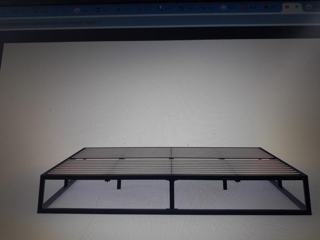 Emma 'original metalen bed ' met lattenbodem, Enlèvement