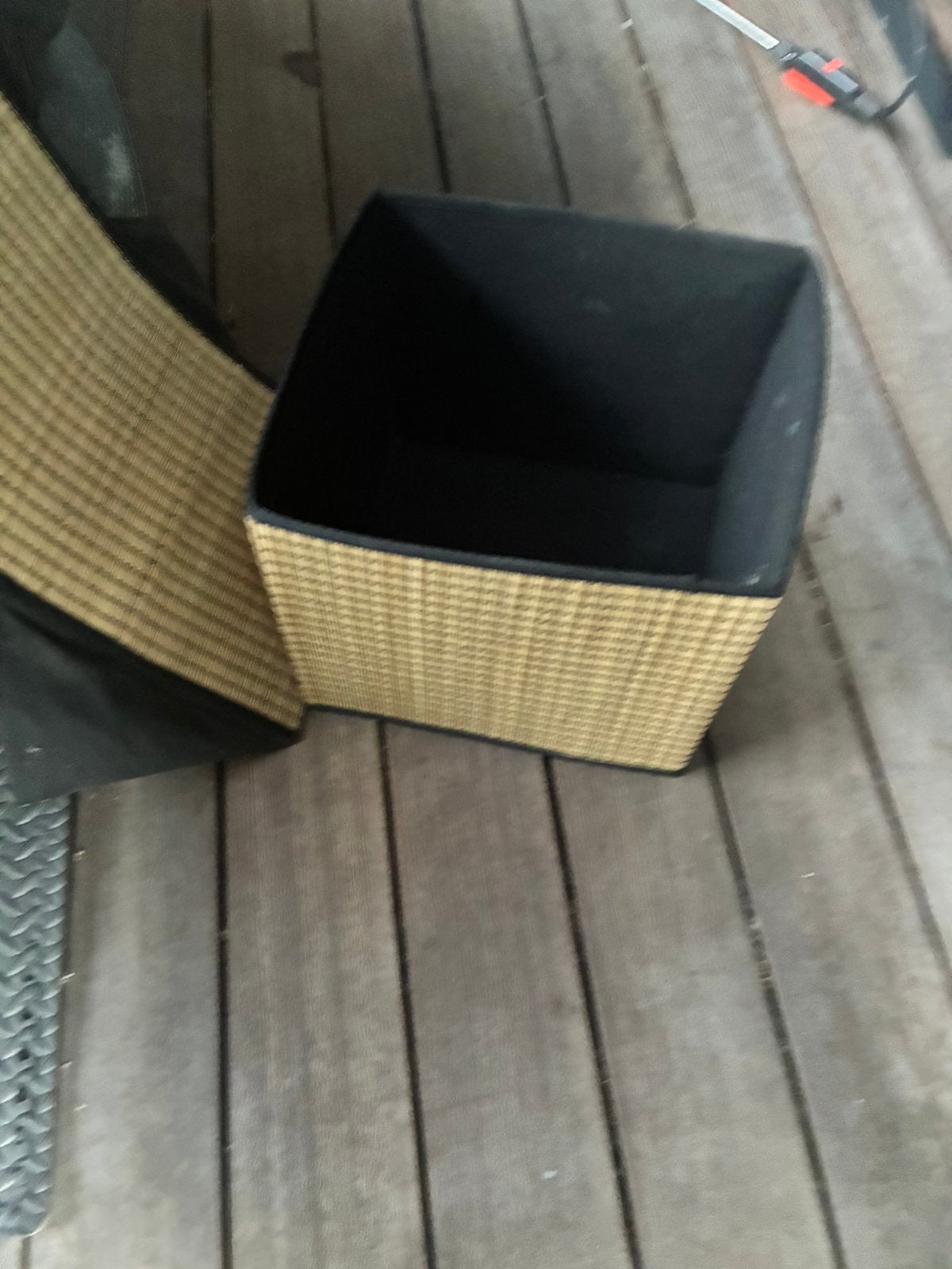 Vouwbare rieten bakken IKEA totaal 12 stuks, Ophalen of Verzenden, Gebruikt