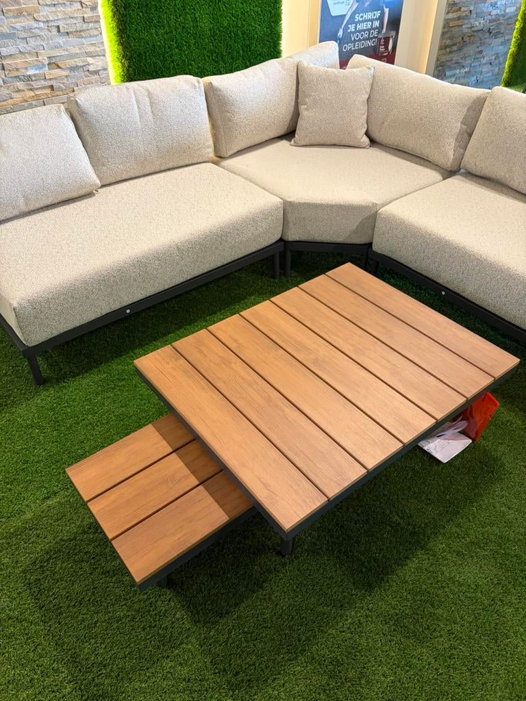 Loungeset camille, Tuin en Terras, Ophalen, Zo goed als nieuw, Loungeset