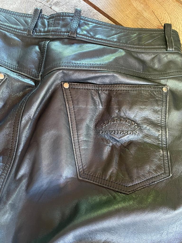 Lederen motorbroek Dames Harley Davidson, Motoren, Ophalen, Nieuw zonder kaartje, Dames, Broek | leer