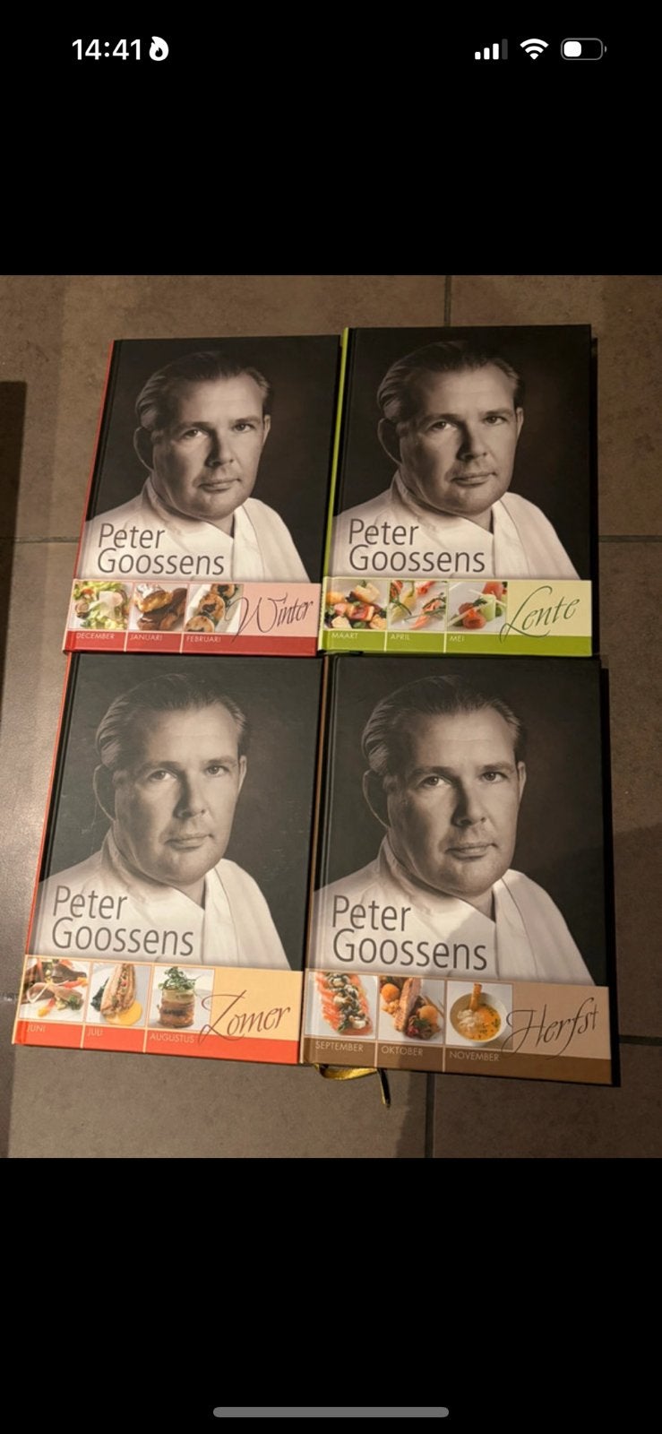 Voer seizoenen Peter Goossens, Ophalen, Nieuw