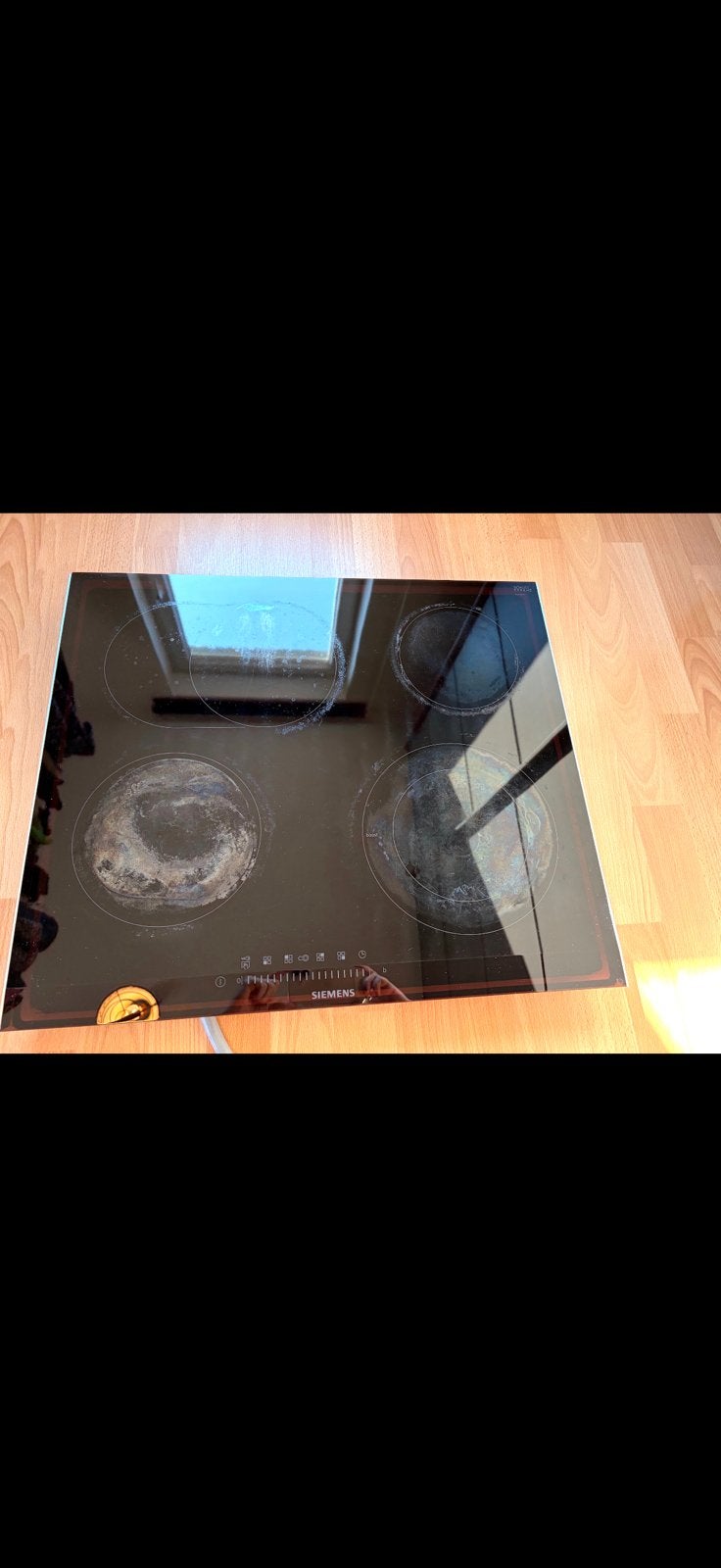 Taque vitrocéramique Siemens, Encastré, Enlèvement, Utilisé, 5 zones de cuisson ou plus
