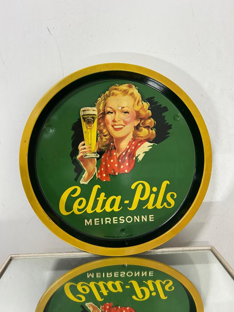 Celta pils plateau blik, Verzamelen, Ophalen of Verzenden, Zo goed als nieuw