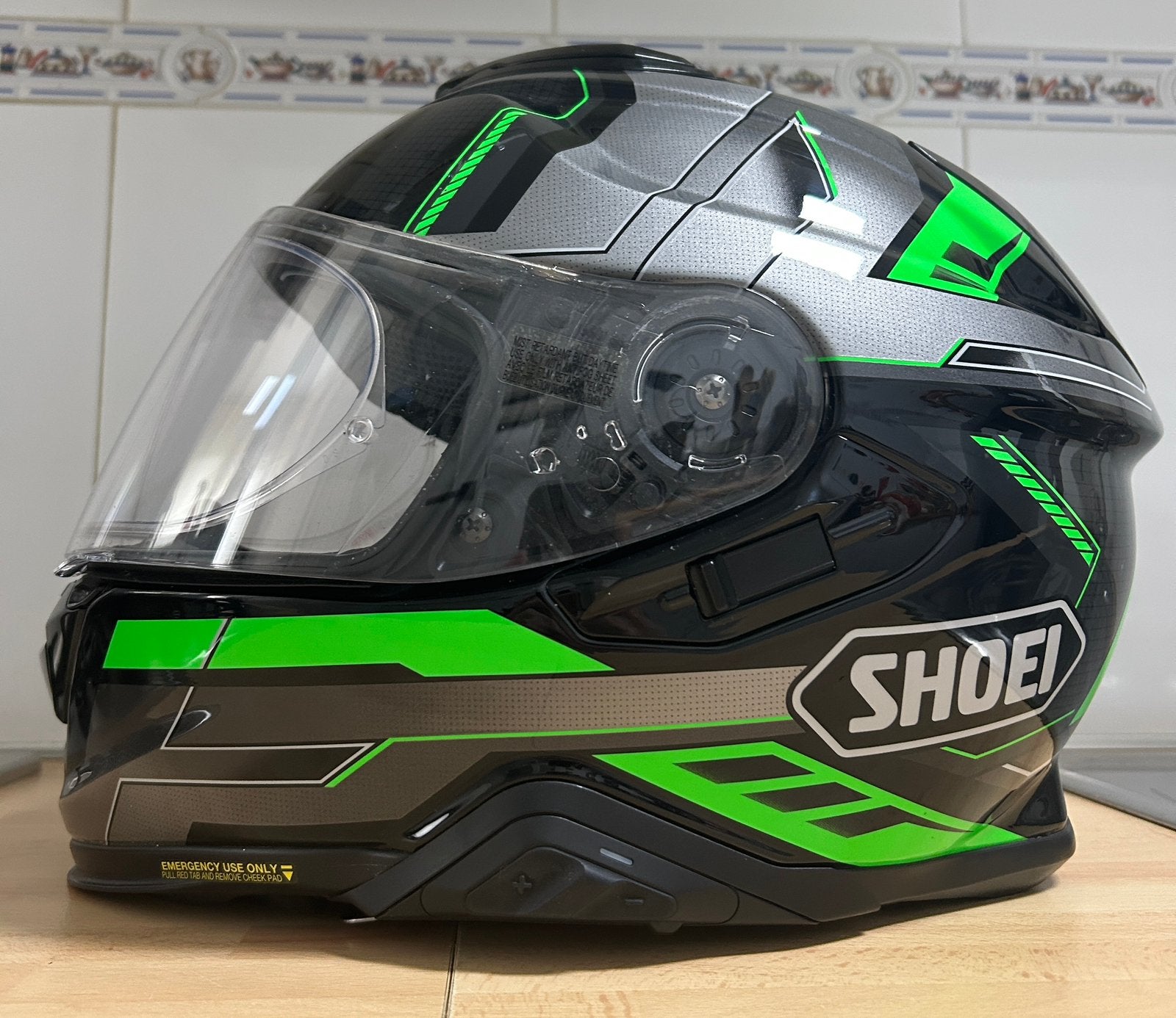 Shoei GT-Air 2 maat S met Sena SRL2, Motoren, Ophalen, S, Integraalhelm, Shoei