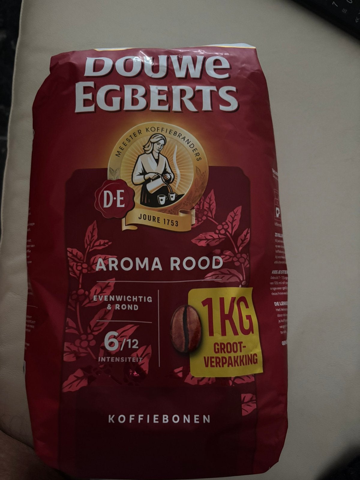 Koffie Douwe Egberts bonen, Ophalen