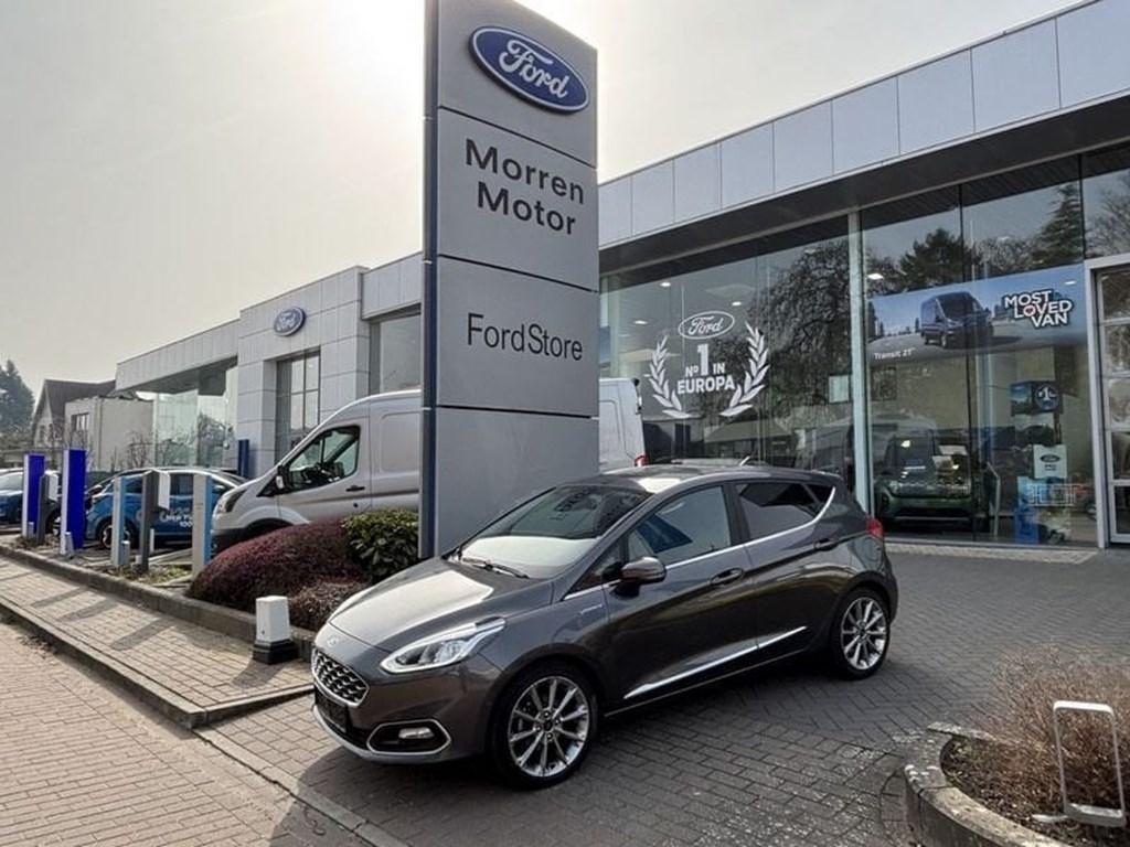 Ford Fiesta VIGNALE 1.0Ecoboost MHEV 125PK AUT OC3450 *4001, Automaat, 118 g/km, Zwart, Beige