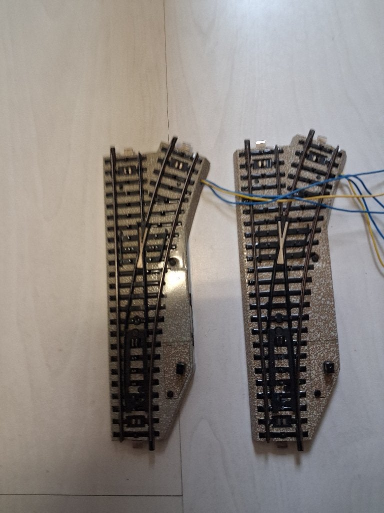 Elektrische wissels, Ophalen, Wisselstroom, Rails, Zo goed als nieuw