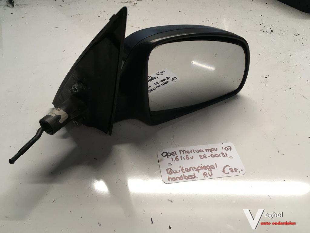 Opel Meriva 1.6 16v 2007 2500131  Buitenspiegel handbed rech, Auto-onderdelen, Spiegels, Gebruikt, Ophalen of Verzenden