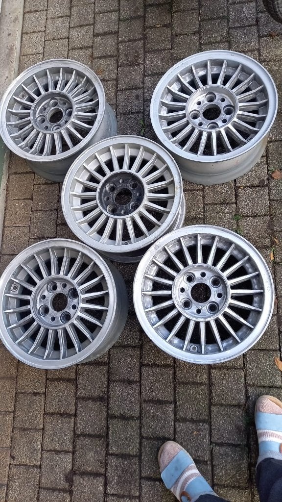 BMW E30 / E21 – Set aluminium  velgen –13 inch – 5 stuks, Auto-onderdelen, Ophalen, Gebruikt, 13 inch, Velg(en)