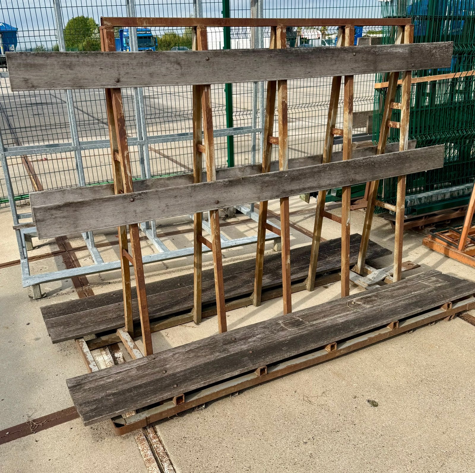 Rack porte-vitre, Ophalen