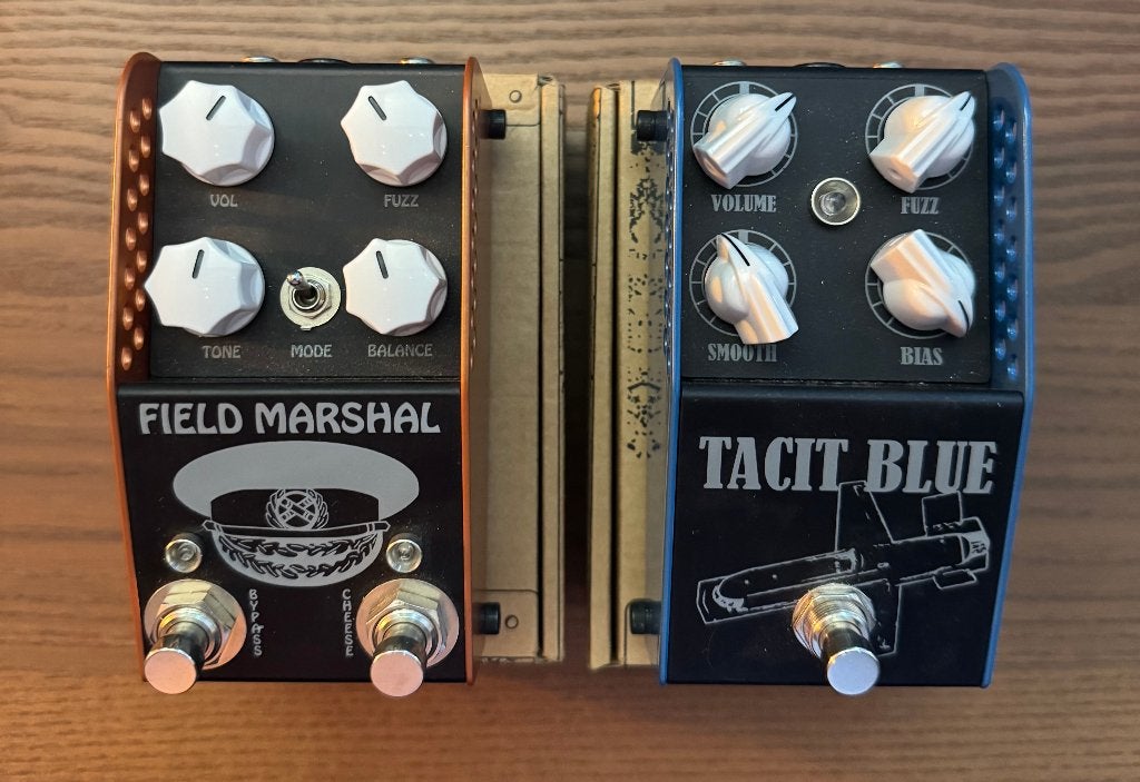 Thorpy Fx Tacit Blue + veldmaarschalk, Muziek en Instrumenten, Effecten, Ophalen of Verzenden, Zo goed als nieuw, Distortion, Overdrive of Fuzz