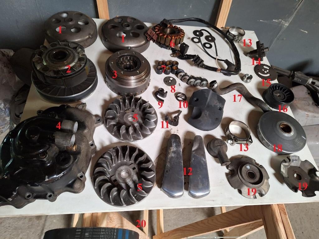 Diverse Vespa GTS onderdelen te koop, Verzenden, Gebruikt
