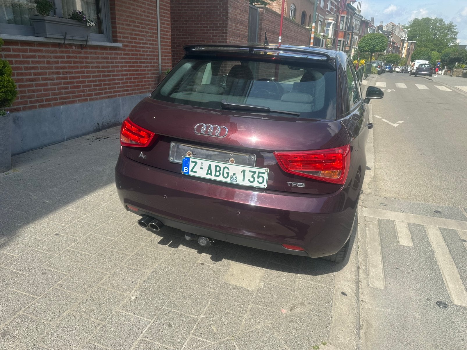 Audi A1 benzine 86dkm automaat, Auto's, Euro 5, Stof, A1, Zwart