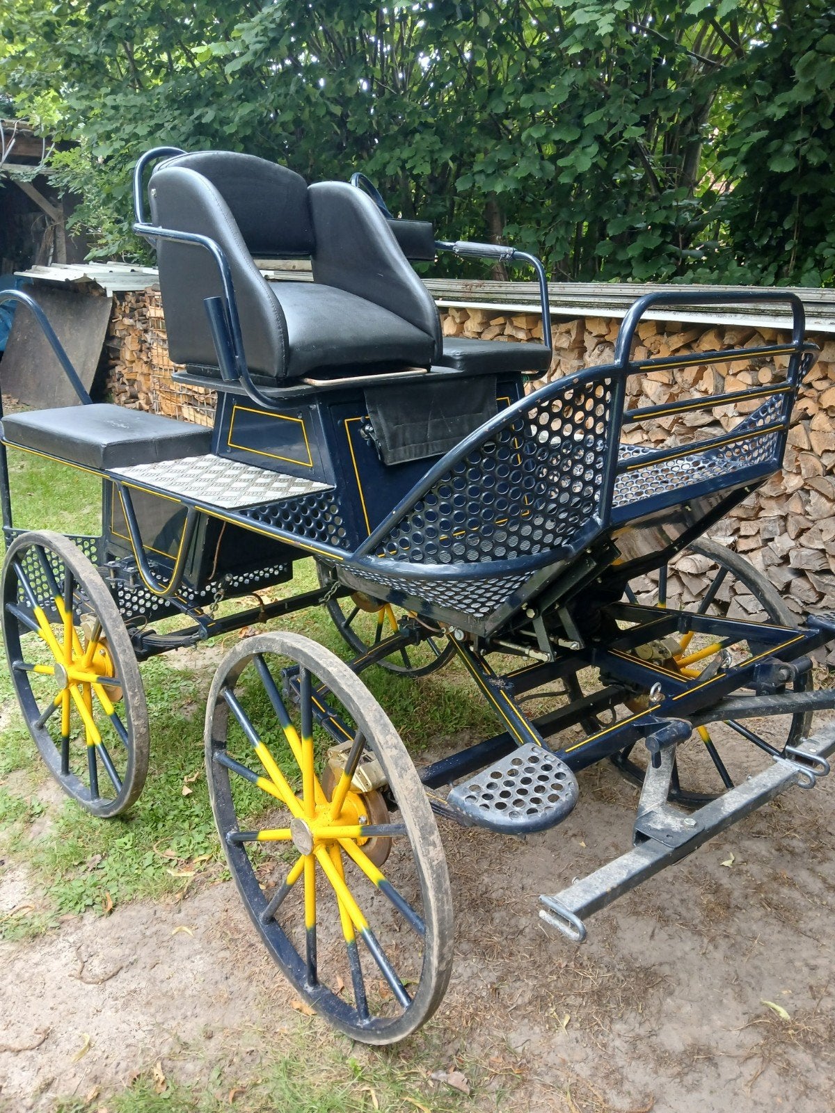 Koets voor enkel-/dubbelspan, Dieren en Toebehoren, Gebruikt, Marathonwagen, Paard of Pony