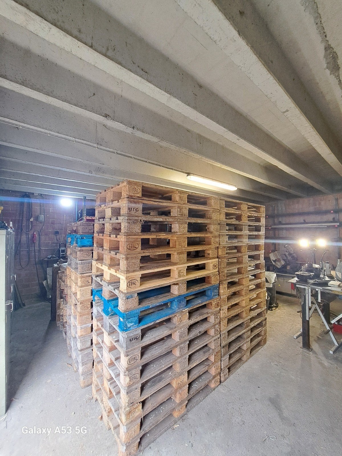 Europaletten - ongeveer 50stuks - in goede staat., Enlèvement, Comme neuf