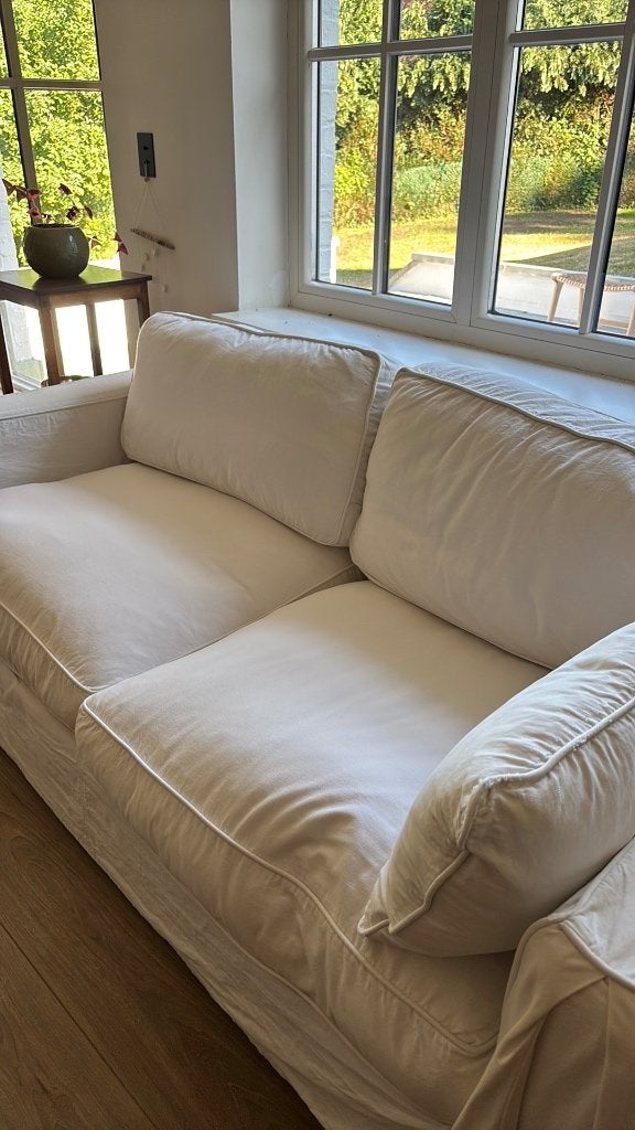 Sofa with in echte veren wasbaar, Ophalen, Gebruikt, 90 cm, Tweepersoons