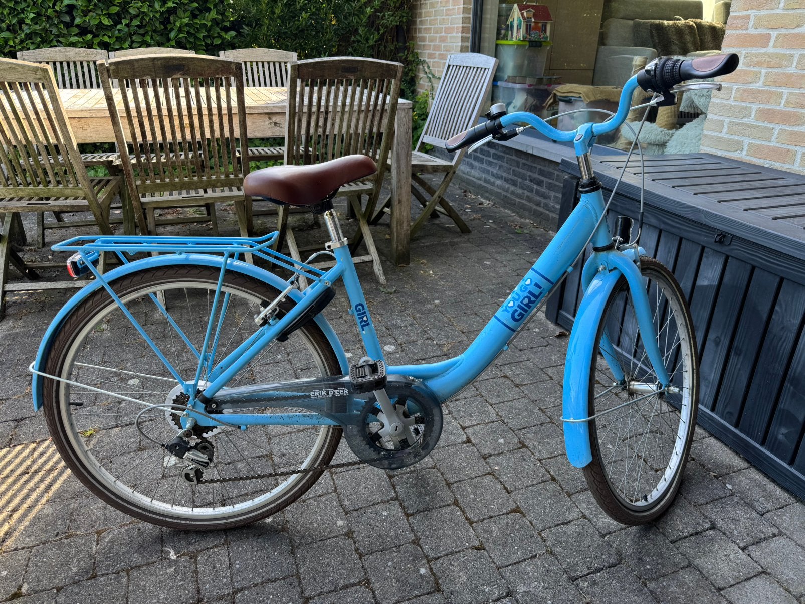 Meisjesfiets 12 jaar, Fietsen en Brommers, Ophalen, Zo goed als nieuw
