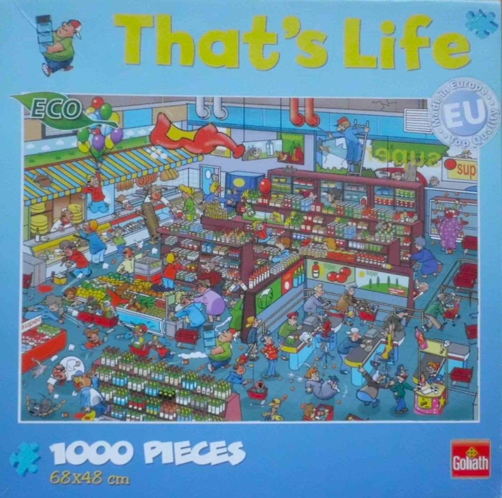 Puzzels That's Life, Hobby en Vrije tijd, Ophalen of Verzenden, 500 t/m 1500 stukjes, Zo goed als nieuw, Legpuzzel