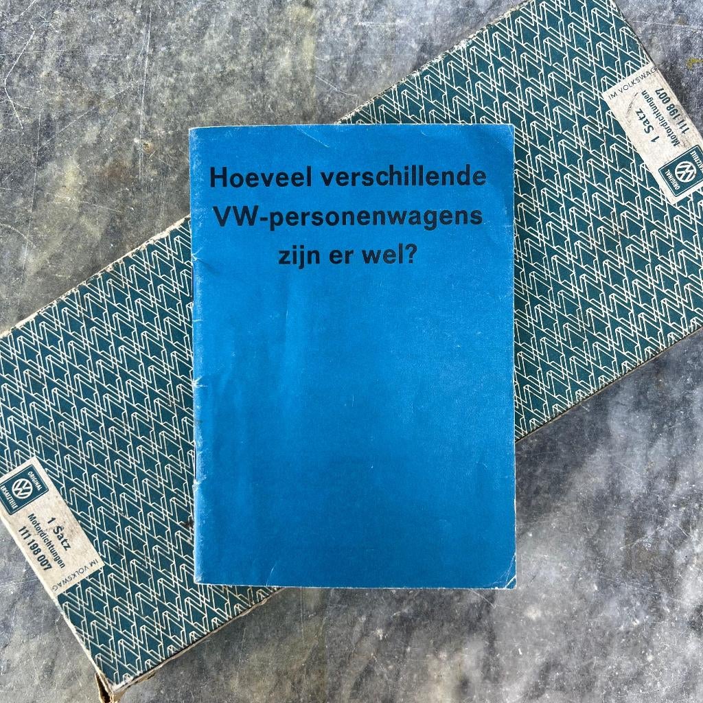 VW 65 Verkoopbrochure Pon-modellen, Ophalen of Verzenden, Gebruikt