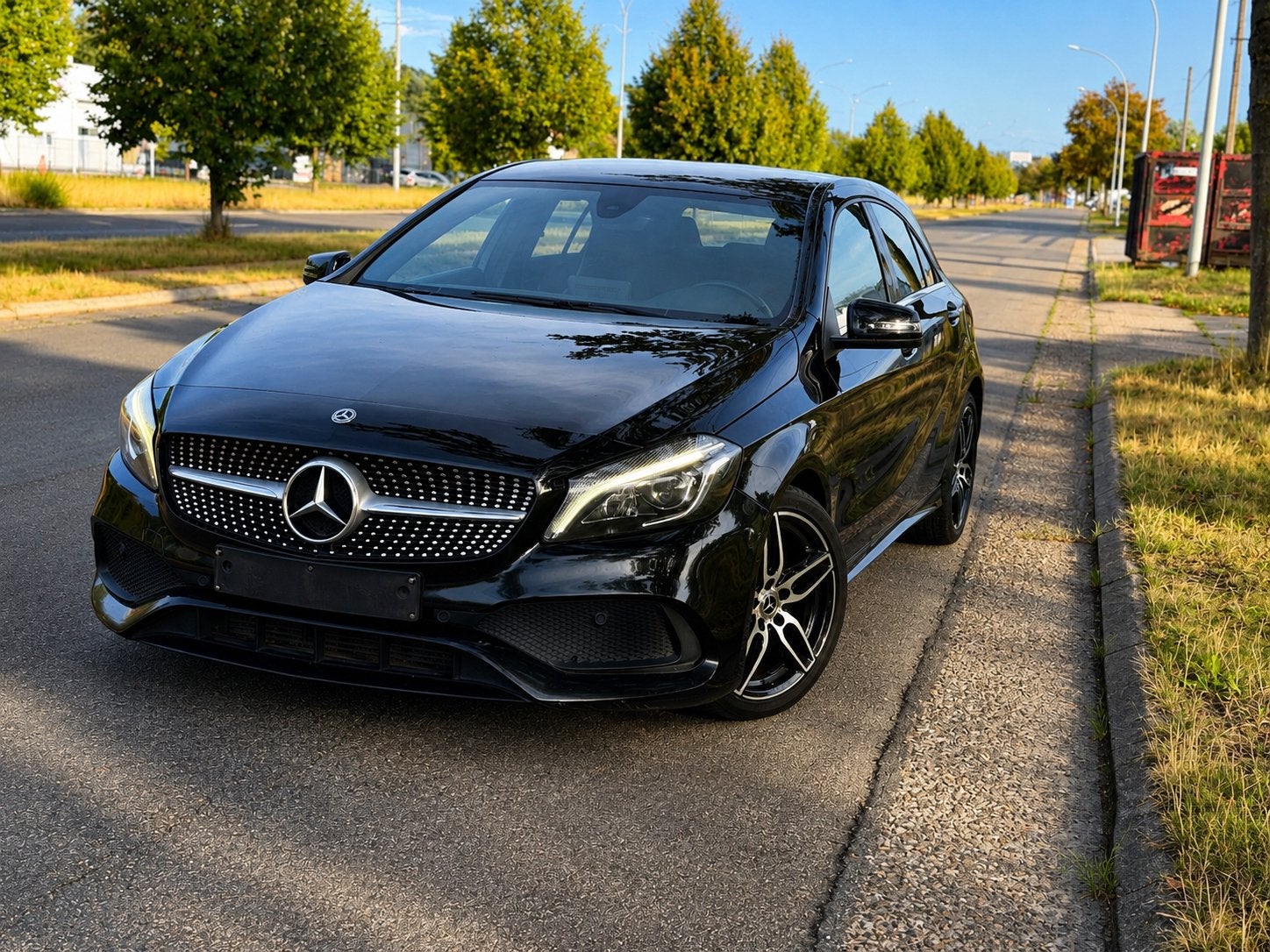 Mercedes-Benz A180d –Manueel – Dealer onderhouden – Camera, Auto's, Euro 6, Zwart, Bedrijf, 5 deurs