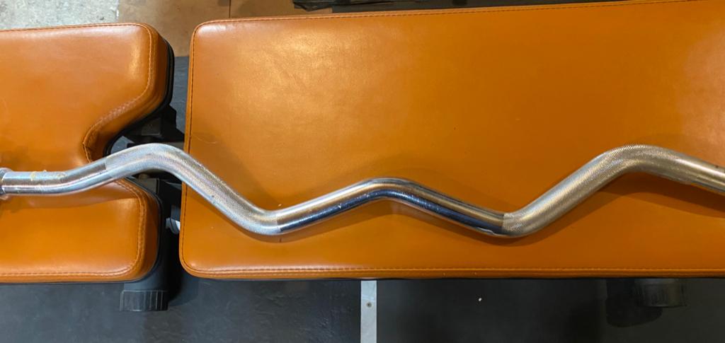 Ez Curl-bar, Sport en Fitness, Ophalen, Zo goed als nieuw, Rug, Halterstangen