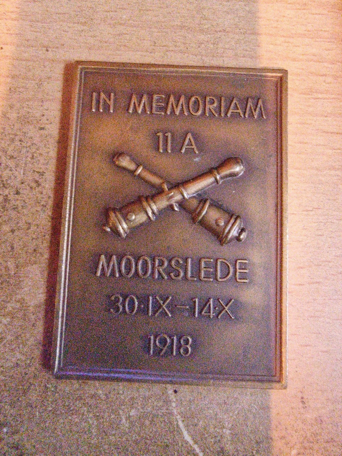 plaquette en bronze 1918, Enlèvement ou Envoi, Armée de terre, Emblème ou Badge
