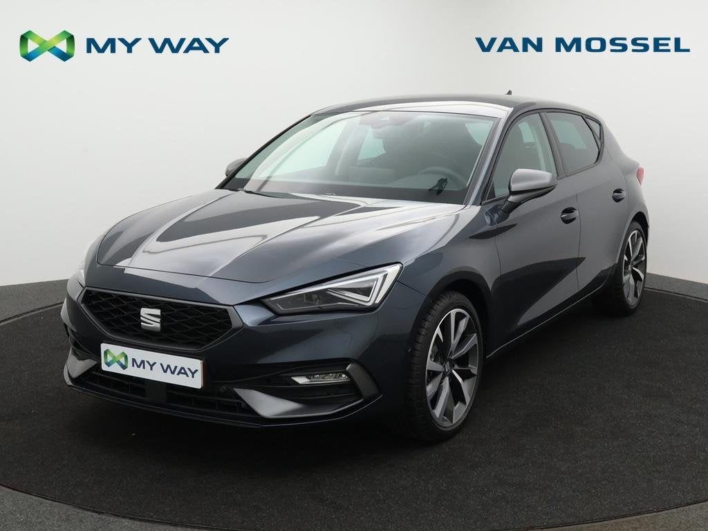 Seat Leon Leon 1.5 eTSI MHEV FR Edition DSG, Auto's, Seat, Automaat, Navigatiesysteem, Leon, Zilver of Grijs