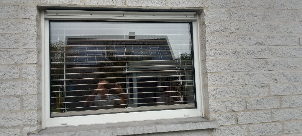 PVC RAAM, Ophalen, Gebruikt, Gevelraam of Ruit, Dubbelglas