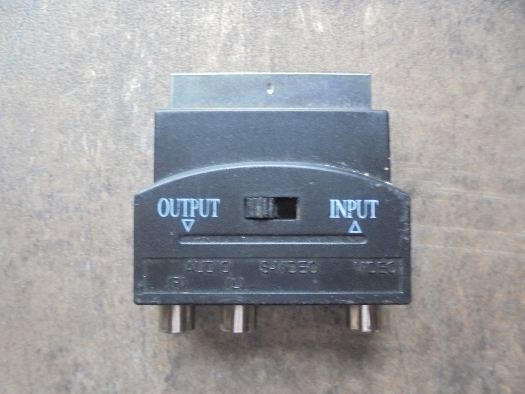 Scart Adapter (zie foto's), Enlèvement ou Envoi, Utilisé, Moins de 2 mètres, Câble péritel